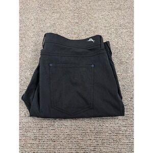Tommy Bahama Mens Pants 38x29 Black Performance Golf Coast Island Zone Stretch
